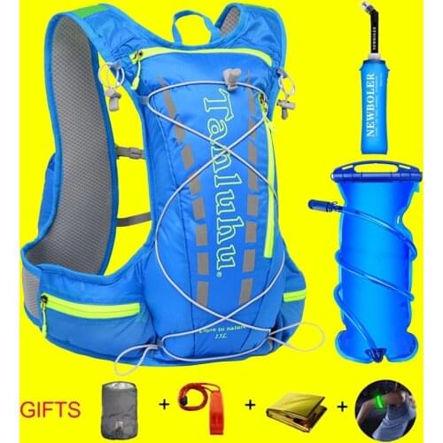 Trail Running Hydration Vest Backpack 15L Outdoor Lightweight Running Marathon Cycling Hiking Climbing Outdoor Sport Bag Pack XL
