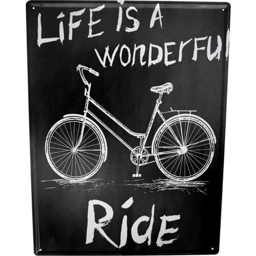 SINCE 2004 tin Sign Nostalgia Bicycle Tour