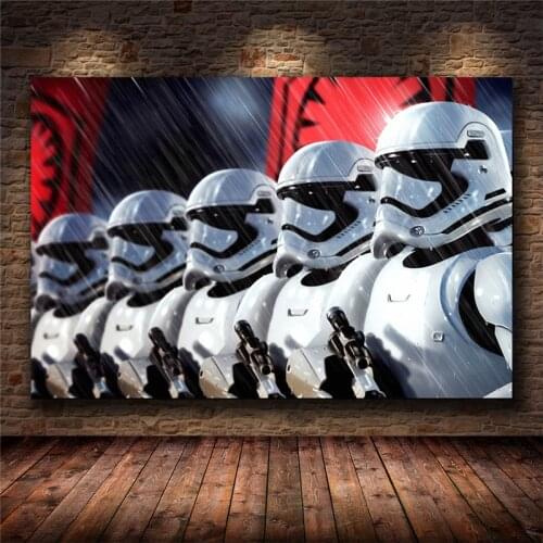 Marvel Art Star Wars Soldier Canvas Paintings Abstract Retro Posters and Print Wall Art Picture for Living Room Home Decoration