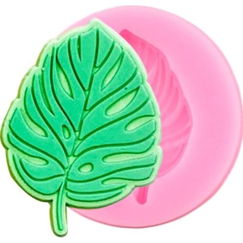 Turtle Leaf Silicone Moulds DIY Leaves Cake Border Fondant Decorating Tools Cupcake Topper Molds Candy Polymer Chocolate Mould