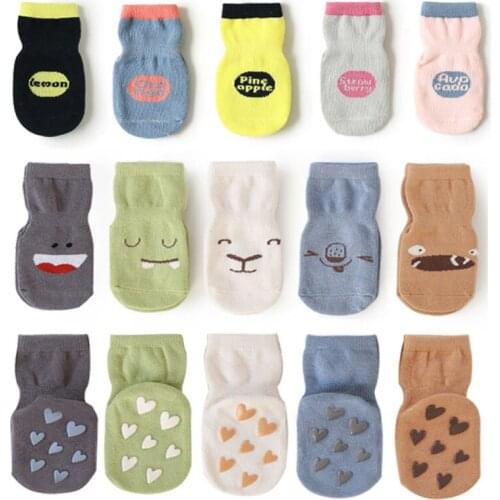 Cute Kids Anti-Slip Sock trampoline Sock Cotton Breathable Short Socks Soft Bottom Elasticity Sport Boy Girl Outside Child Socks