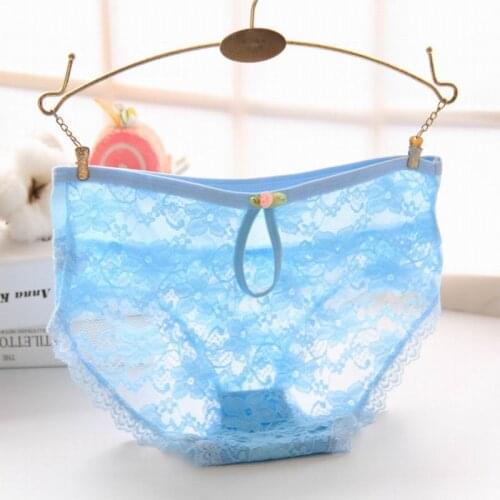 Big kids panties girls' briefs female underwear Lovely Lace panties Childrens H008