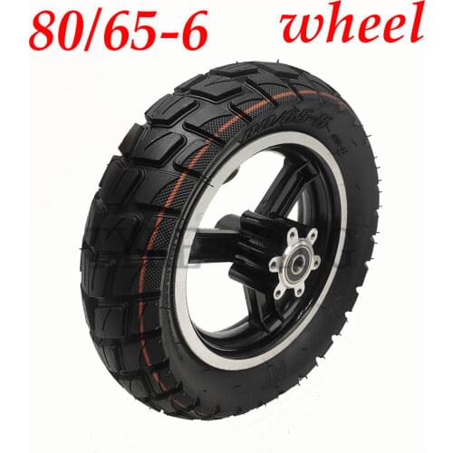 High Quality 80/65-6 Pneumatic Wheel Tire 10 Inch Inflatable Wheel Parts for Electric Scooter Speedual Grace10 Zero 10X 10 * 3.0