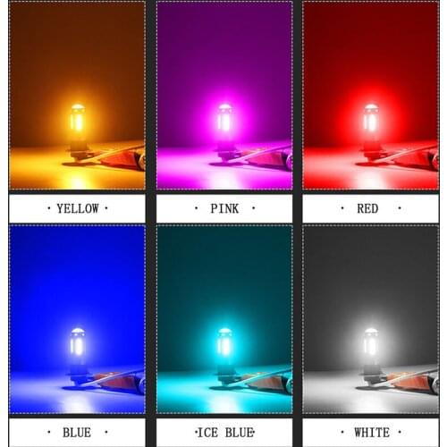 WTS 200pcs wholesale car DRL Fog lamp H3 led 30smd auto Daytime Running signal bulbs 4014 Vehicle External Light Source parking