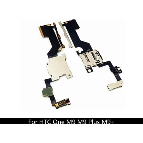 Replacement Parts Power Flex Switch Module SD Card With Motherboard FPC Connector Main Flex Cable For HTC One M9 M9 Plus