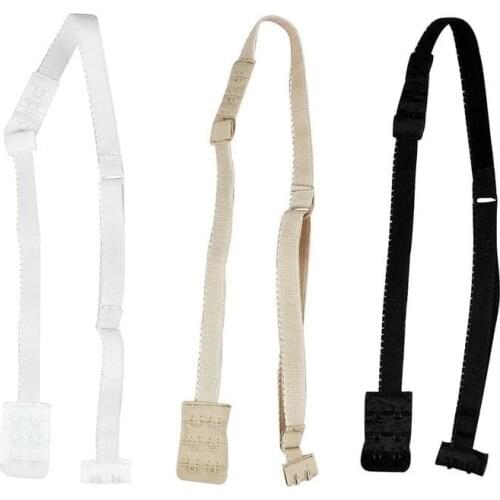 Women Low Back Bra Straps Adjustable Converter Fashion Sexy Bra Belt for Low-back Dresses Backless Fully Bra Extenders Hook