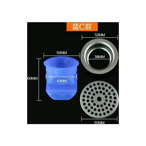 1pc floor drain anti-odor silicone core sewer anti-odor all copper drain pipe bathroom insect-proof floor drain cover inner core