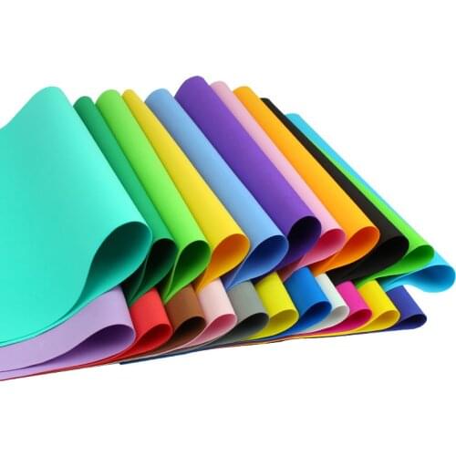 10pcs 50*90CM/1MM EVA Watercolor Sponge Paper DIY Kindergarten Needlework Foamiran Paper Arts and Craft Paper Origami Paper