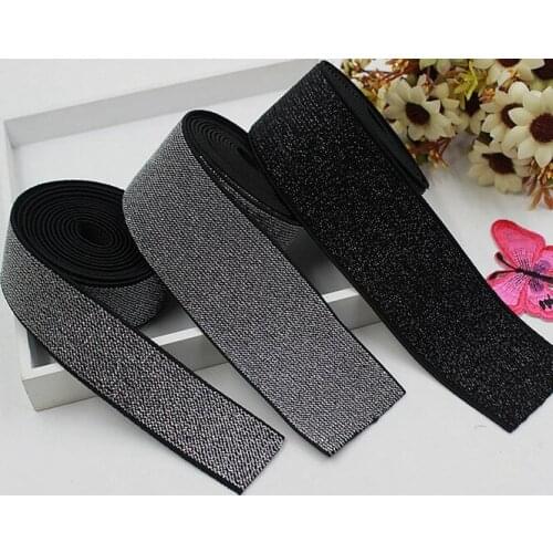 Free shipping Knitting Latex Elastic Tape /Elastic Stretch Webbing Garment Sewing Accessories for wholesale and retail