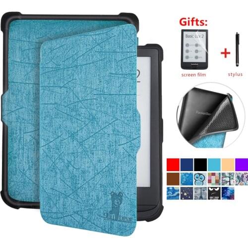 Case for Pocketbook 606 628 633 616/627/632 E-reader Sleep Cover for Pocketbook Touch Lux 4 5 /Basic Lux 2/Touch HD 3 Funda