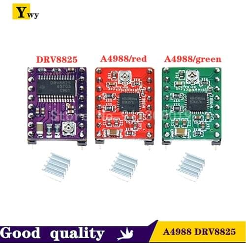 3D Printer Parts Stepstick A4988 DRV8825 Stepper Motor Driver Module With Heatsink Reprap Ramps 1.4/1.5/1.6 Control Board MKS
