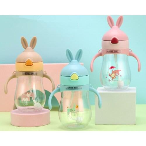 Baby Bottle Anti Colic Air Vent Wide Neck Natural Nursing Feeding Bottle for Infant BPA Free 270ml Cups Baby Sippy Cups