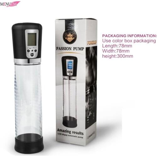 A62 Electric Penis Pump Sex Toys for Men Masturbator Massage Training Penis Enlargement Enhancer Massager Vacuum Pump Exerciser