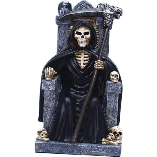 Death Figurine, Halloween Theme Gift, Home Decoration and Collectibles, Polyresin