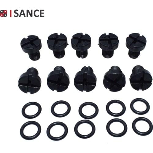 ISANCE Radiator Coolant Expansion Tank Bleeder Screw + Gasket O-ring For BMW E30 E36 E46 E90 E28 E34 E39 E38 E83 Z3 Z4 Z8 X3 X5