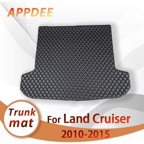APPDEE Car trunk mat for Toyota Land Cruiser 2010 2011 2012 2013 2014 2015 cargo liner carpet interior accessories cover