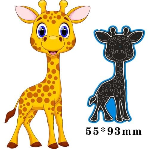 55*93mm Sika Deer New Metal Cutting Dies Scrapbook paper decoration template Embossing DIY Paper Card Craft