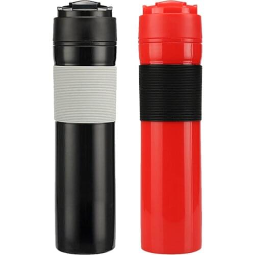 Mini Portable French Press Coffee Maker Mug Leak-Proof Camping Backpacking