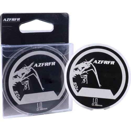 AZFRFR Nylon Fishing Line 0.16MM Durable Monofilament Main Line Super Strong Freshwater Fishing Line Thread Bulk Spool