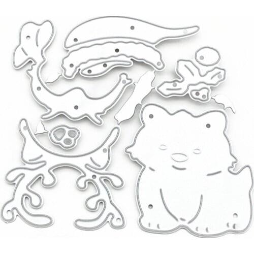 Pet Cat Animal Frame Metal Cutting Dies Stencils for DIY Scrapbooking Photo Album Decorative DIY Paper Cards