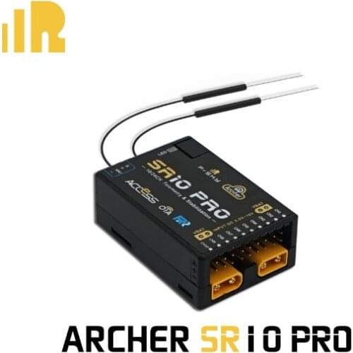 FrSky ARCHER SR10 Pro OTA 2.4GHz 10/24CH ACCESS S.Port/F.Port Full Range Telemetry & Stabilization Receiver for RC Drone RC Part