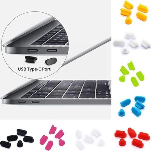 Hot Selling Silicone Anti Dust Plug Cover Stopper Laptop Plug Dustproof Notebook Laptop Apply Dust Pro 13 For Macbook 15 Pl
