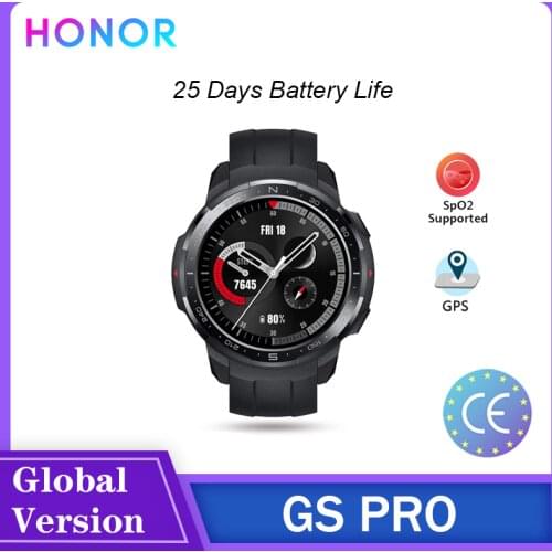 Honor Watch GS Pro Global Version Smartwatch 1.39'' ScreenSpO2 Heart Rate Monitoring Bluetooth Call 5ATM Sports