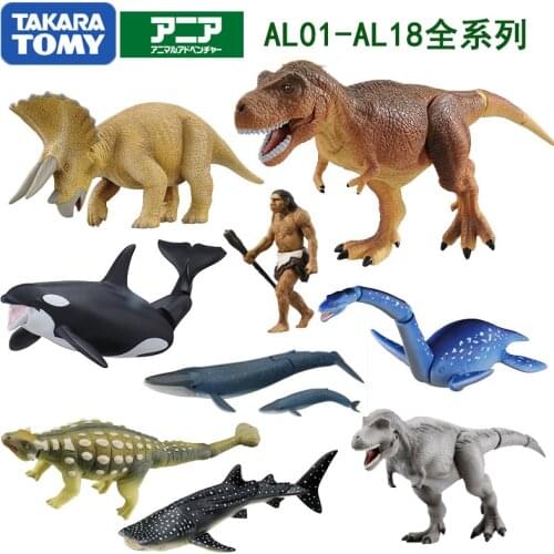Takara Tomy ANIA Animal Advanture Whale Shark Ankylosaurus Spinosaurus Futabasaurus Styracosaurus Dinosaur Action Figure Toy