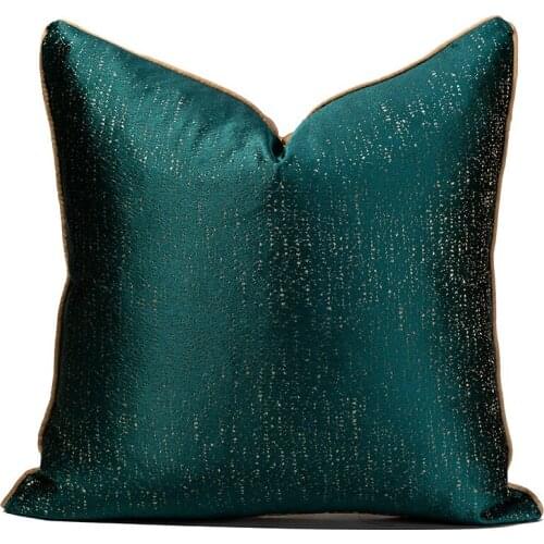 Starry Sky Pattern Printing Dark Green Pillowcase Polyester Cushion Cover Sofa Cover Fashion Home Decoration
