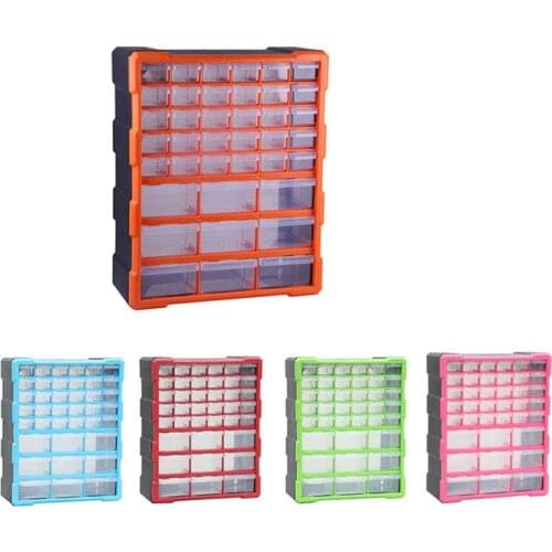 High Quality Toolbox Multi-grid Drawer type Component Storage Box Tool Case Components Box Building Blocks Parts Box