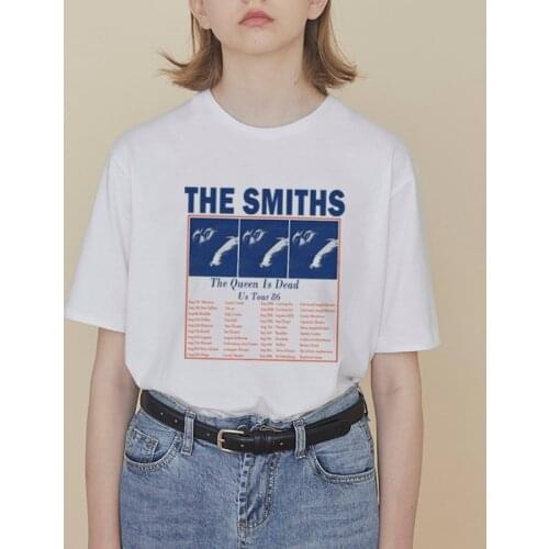 THE SMITHS Print New Summer Women Fashion T-Shirt Short sleeve Loose casual personality Harajuku Tumblr Top Tees Femme Plus Size