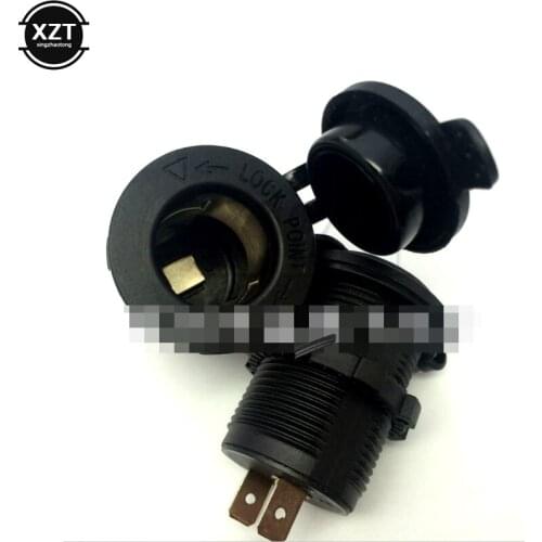 1PCS 12V 120W Waterproof Cigarette Black Lighter For Motorcycle Car Auto Boat Tractor Power Socket Plug Accessory new adapter