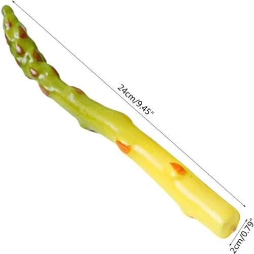 3pcs/set Artificial Simulation Asparagus Model Fake Vegetable Fruit Ornament Shop Display Cabinet Kitchen Home Decoration