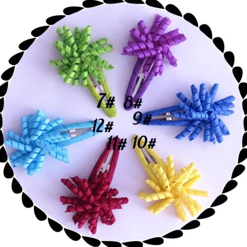 30 BLESSING Good Girl 1.5" Corker Hair Bow Use 1/8" Ribbon Snap Clip 48 No