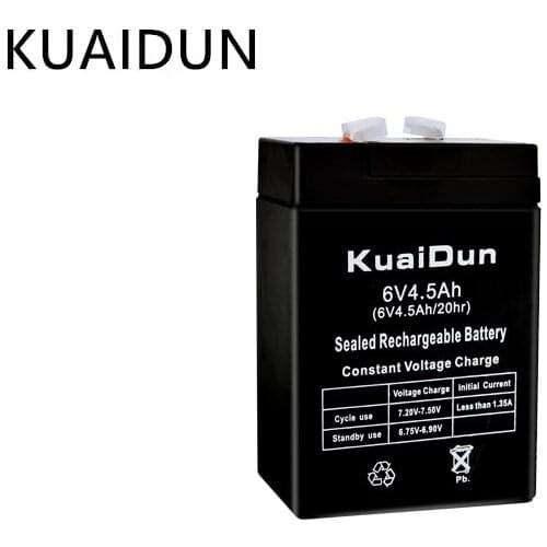 6V4.5AH Battery for Children Toy Car LED Light Electronic Scale Backup Power emergency Light Lead-acid Accumulator Rechargeable