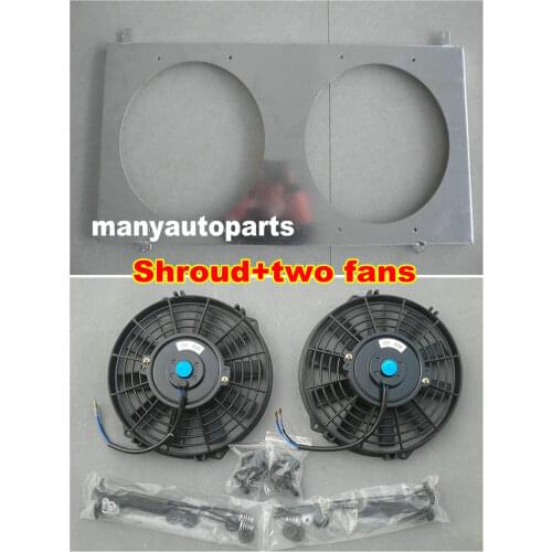 Aluminum Shroud + Fans for Nissan GU PATROL Y61 petrol 4.5L 1997-2001