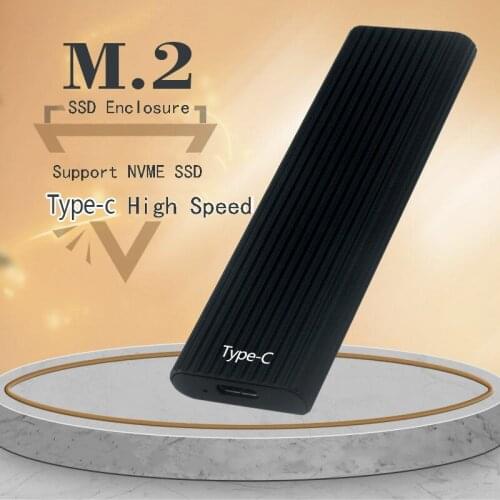 BTBcoin M2 SSD Case NVME SSD Enclosure M.2 to USB Type C Aluminum Hard Drive Enclosure for NVME PCIE M Key SSD Disk NVME SSD Box
