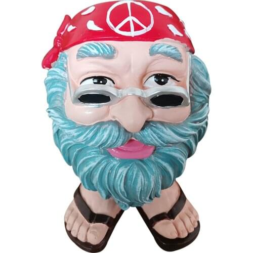 2PCS Flower Pot Colored Funny Resin Plants Vase Container Home Decor for Desktop Garden Succulent 15*12*11cm LBShipping