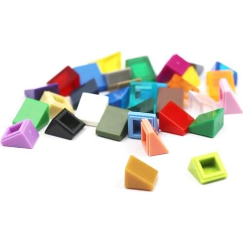 50pcs MOC Slope 30° 1x1 54200 DIY Creative Educational Classic Building Blocks Bricks for City Girl Friend Building Set Series