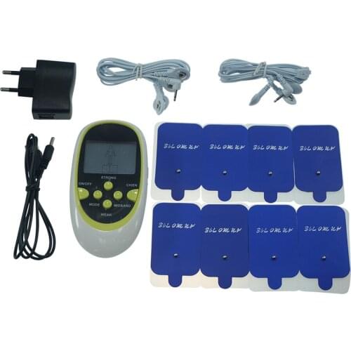 Electro shock kit multi function Dual output massager Digital LCD Physical Therapy Host Medical Themed rechargeable sex toys