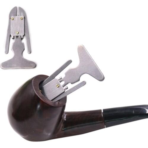 Stainless Steel Tobacco Pipe Repairer Portable Smoking Accessories Pipe Ash Cleaner Smoking Pipe Reamer Cleaning Tool Adjustable