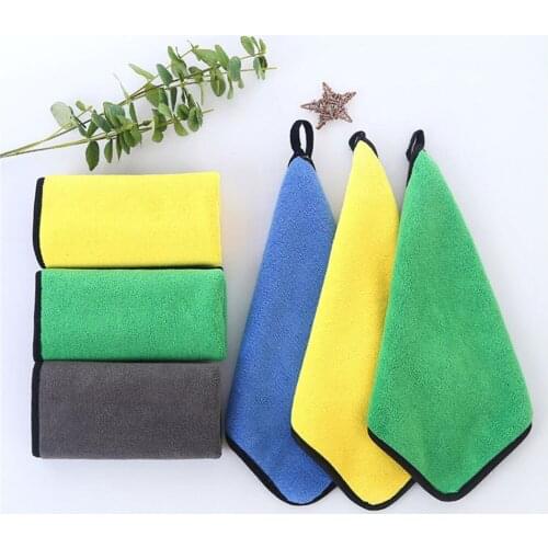 Strong Absorption Car Wash Microfiber Towel Car Cleaning Drying Cloth Double Sided High Density Towel New Wiping Towel