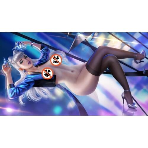 Print silk or canvas LOL KDA ahri Akali sexy lady art poster 16x24 24x36 inch custom living room bedroom decorative painting