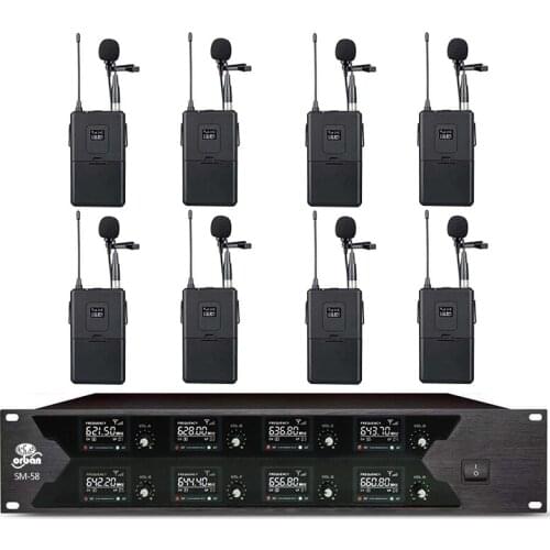 Professional wireless UHF microphone series handheld microphone lavalier microphone for school performance outdoor microphone