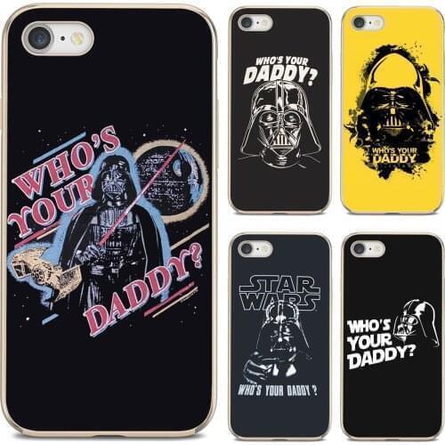 Silicone Phone Shell Cover For Xiaomi mi Redmi Note 3 4 4X 5 6 7 8 8t 9 9s 9t 10 pro lite Darth-Vader-Who-Your-Daddy-Stars-Wars