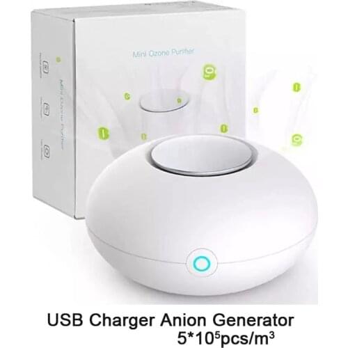 USB Charger Car Odor Eliminator Car Ionizer Air Purifier Ozone Air Purifiers For Home Anion Air Purifier