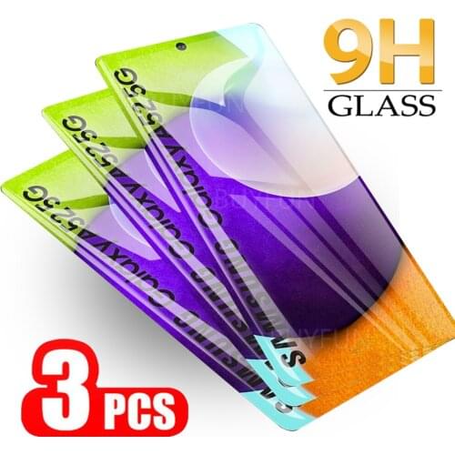 3PCS Tempered Glass For Samsung A52 5G 52 Screen Protector On For samsung a32 a42 a02 a02s a72 4g screen Protective Glass 9H