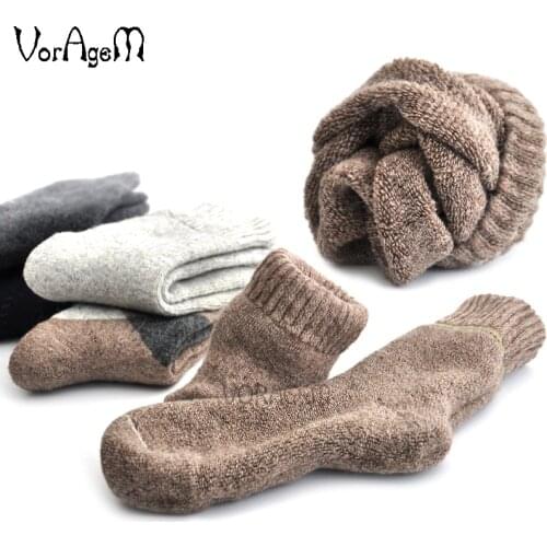 Winter mens Super thick cashmere wool socks high quality classic business brand man socks mens casual socks winter 3pairs=1lot