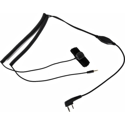 10pcs Vimoto V3 V6 V8 V1098a V5s Bluetooth Helmet Headset Special Connecting Cable for Kenwood Baofeng UV-5R UV-82 GT-3 Two Way