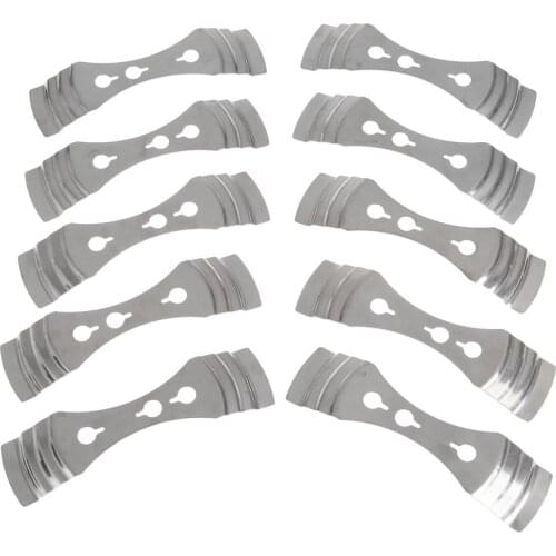 10pcs Metal Centering Devices Candle Wicks Holder For Candle Making DIY Wicks Holder Three Hole Candle Making Supplies 9.8*2.5cm